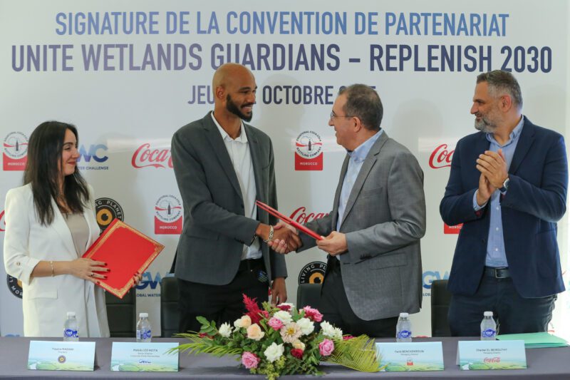 Coca-Cola launches the “Unite Wetlands Guardians” project to enhance water resilience in Morocco.