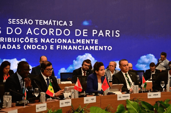 In Belém, Leïla Benali presents CDN 3.0 and advocates for a new climate trust pact.