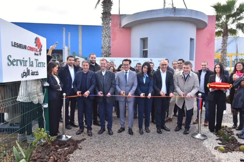 Lesieur Cristal inaugurates the self-consumption photovoltaic power plant at its industrial site in Aïn Harrouda.